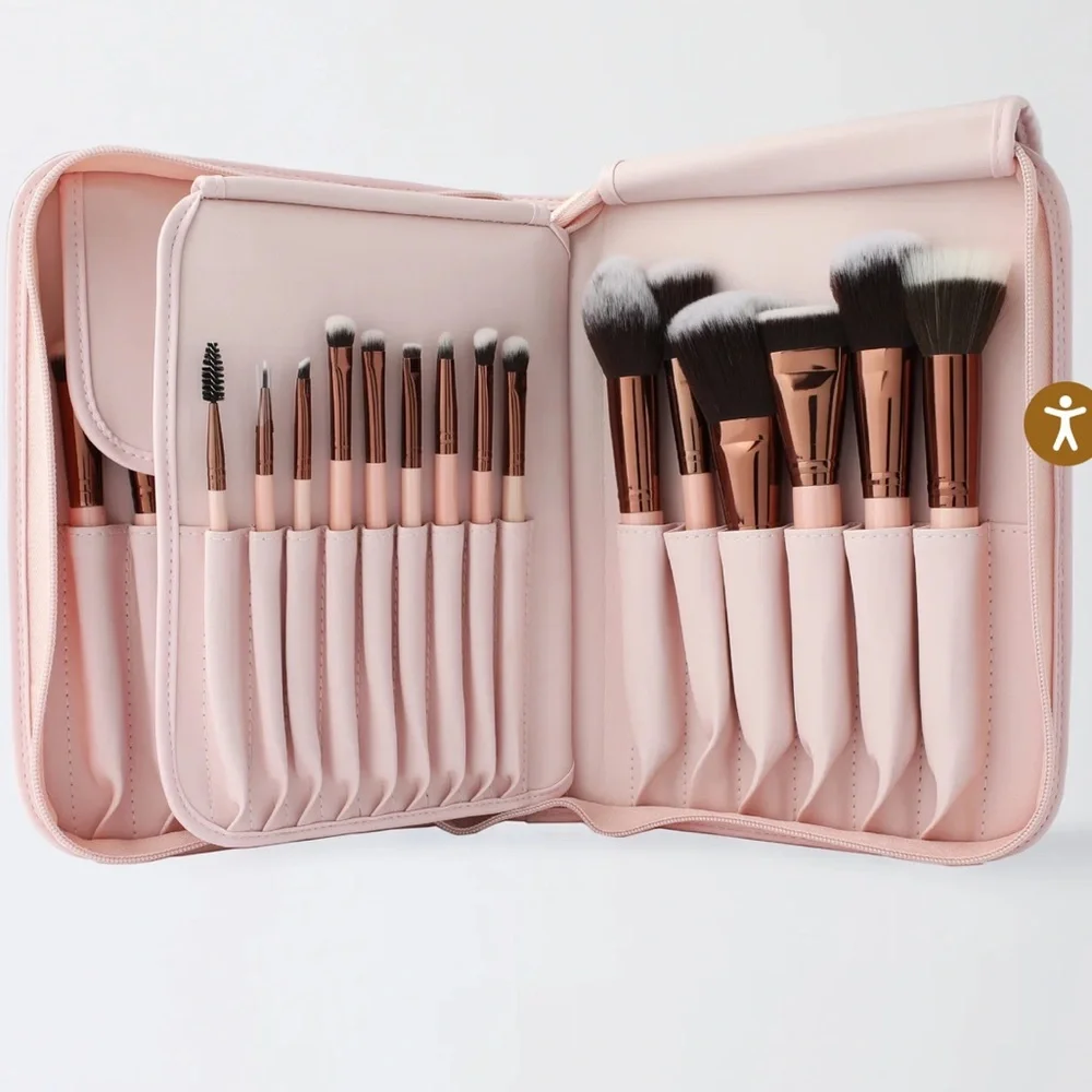 LUXIE Rose Gold 30 pc Brush Set $400 NIP